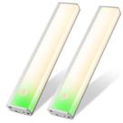 Luz sob o gabinete: sensor de movimento recarregável LED DESUNLUX