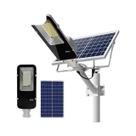 Luz Solar De Rua Potente À Prova d'Água 200W 6000mAh Com Acionamento Automático Do Anoitecer Ao