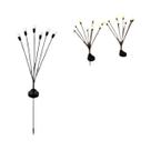 Luz Solar LED À Prova d'Água Com 10 LEDs, Lâmpada Decorativa Para Jardim, Gramado E Pátio, Decoração
