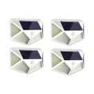 Luz Solar LED À Prova d'Água Com 100 LEDs, Lâmpada De Parede Com Sensor De Movimento PIR Para