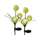 Luz Solar LED Dandelion Para Jardim Externo 1PC 2PC 1 Cabeça 3 Cabeças Para Decoração De Pátio E