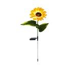 Luz Solar LED Em Forma De Flor De Girassol, Lâmpada De Jardim À Prova d'Água, Decoração Para Casa E
