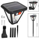 Luz Solar LED Para Caminho Externo Com Sensor De Movimento, Lâmpada De Jardim Retro À Prova d'Água