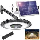 Luz Solar para Cobertizo Ropelux 3000LM con Sensor de Movimiento y Control Remoto IP65