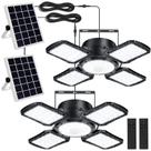 Luz Solar para Galpão Aqonsie 176LED com Sensor de Movimento 2 Unidades