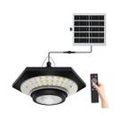 Luz Solar Para Galpão Externo 1000LM 5 Modos Controle Remoto 228/180 LED Para Celeiro Gazebo Garagem