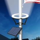 Luz solar para poste de bandeira enrybia 4640 lúmens à prova d'água