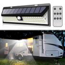 Luz solar para varanda para trailers CCBASEBALL 118 LED com sensor de movimento