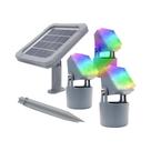 Luz Solar Submersível Para Lagoa IP68, Lâmpada De Paisagem Externa Com Ligação/desligação Automática