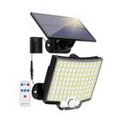 Luz Solar Super Brilhante 234LED Com Sensor IR, Luz De Rua E Parede Com Controle Remoto E Múltiplos