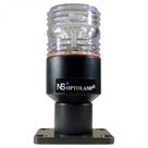Luz Strobo Para Veleiros 4 Em 1 LED Optolamp Sirius Lx Plus Preta