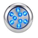 Luz Subaquática Azul Inox Redonda 10-30V 9 Leds 119x24mm 3W Luz Subaquática Azul Inox Redonda 10-30V 9 Leds 119x24mm 3W