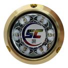 Luz subaquática para barco shadow-caster SC3 3 Bronze LED 24W