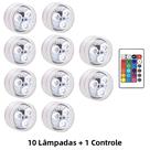 Luz Subaquática RGB Com Controle Remoto, 3 LEDs Para Aquário, Piscina, Casamento E Festa