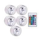 Luz Submersível LED RGB Com 3 LEDs, Funcionamento a Bateria, Lâmpada Noturna Subaquática Para
