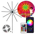 Luzes Coloridas Fogo De Artifício Fita LED RGBW Controle e App TB5088