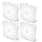 Luzes com sensor de movimento Bestendony recarregáveis, pacote com 4 Luzes com sensor de movimento Bestendony recarregáveis, pacote com 4