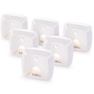Luzes com sensor de movimento innofox Stick-on Warm White LED, pacote com 6