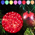 Luzes de balão LED Aogist Red Waterproof 100 unidades com gancho