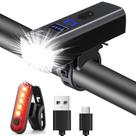 Luzes de bicicleta Chasinglee 1200 lúmens USB recarregáveis IP65