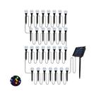 Luzes De Bolha LED RGB Solares Com 8 Modos Para Iluminação Externa Em Ruas E Jardins