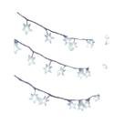Luzes De Cadeia LED Em Forma De Estrela Para Decoração De Festas, Casamentos, Jardins E Natal Luzes De Cadeia LED Em Forma De Estrela Para Decoração De Festas, Casamentos, Jardins E Natal