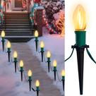 Luzes de Caminho Joiedomi 9,4m 24 LEDs Branco Quente