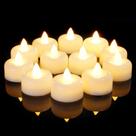 Luzes de chá LED sem chama, velas, Amagic, pacote com 24 unidades, operadas por bateria