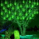 Luzes de chuva de meteoros Lauzior Halloween 40 cm 256 LED 26,4 pés Luzes de chuva de meteoros Lauzior Halloween 40 cm 256 LED 26,4 pés