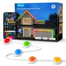 Luzes de corda ao ar livre Govee 50 pés e 45 LED RGBIC Christmas