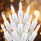 Luzes de corda de Natal Brightown 16m 200 Warm White 120V Luzes de corda de Natal Brightown 16m 200 Warm White 120V