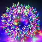 Luzes de corda de Natal VTECHOLOGY 66 pés 200 LEDs multicoloridos