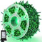 Luzes de corda de Natal weillsnow 50m 500LED verde impermeável
