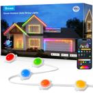 Luzes de corda de pontos ao ar livre Govee 90 Smart RGBIC LED de 100 pés