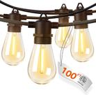 Luzes de corda externas addlon 100FT 32 LED à prova d'água