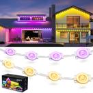Luzes de corda externas Fussion RGB de 400 pés IP67 à prova d'água