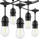 Luzes de corda externas Lakumu 48FT LED Waterproof 5000K