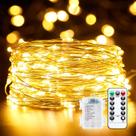 Luzes de corda externas Minetom 100 LED 10m Warm White