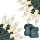 Luzes de corda externas Twinkle Star, pacote com 2 unidades, 10 m, 100 LED