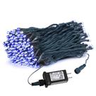 Luzes de corda externas weillsnow 20m 200 LED azul branco impermeável