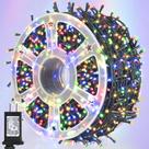 Luzes de corda externas weillsnow 500 LED 50m multicoloridas à prova d'água