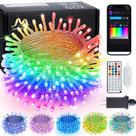 Luzes de corda JMEXSUSS 200 LED RGB 20m ao ar livre e interior Luzes de corda JMEXSUSS 200 LED RGB 20m ao ar livre e interior
