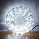 Luzes de corda LED DINGFU 10m 240 LEDs impermeáveis ao ar livre brancas