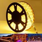 Luzes de corda LED Jnaurb 50 pés 360 Outdoor Waterproof 8 modos Luzes de corda LED Jnaurb 50 pés 360 Outdoor Waterproof 8 modos