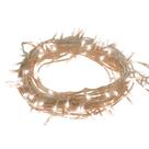 Luzes de corda LED vidaXL, branco quente, 30 m, PVC, cobre, 300 LEDs
