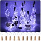 Luzes de corda para garrafas de vinho Aluan, pacote com 10 LED Cool White