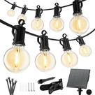 Luzes de corda solares externas Minetom 12 m 15 LED USB