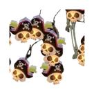 Luzes De Cordão De Caveira Pirata Para Halloween, 10/20 LEDs, Decoração Interna, Alimentadas Por Luzes De Cordão De Caveira Pirata Para Halloween, 10/20 LEDs, Decoração Interna, Alimentadas Por