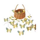 Luzes De Cordão Em Forma De Borboleta Com 10, 20, 40 LEDs, Lâmpada Noturna De Fada Para Decoração De
