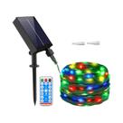 Luzes De Cordão LED Com Painel Solar Grande 50M 100M Para Decoração De Jardim, Quintal, Feriados E